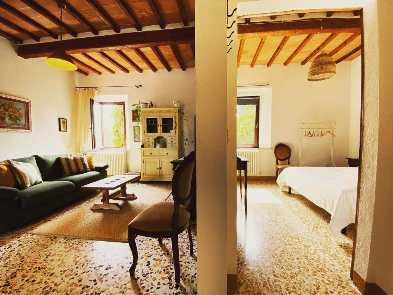 Apartamento Dimora Del Poggio - Charming Historic Centre - San Quirico dʼOrcia Exterior foto